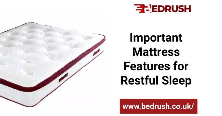 mattress features for a good sleep