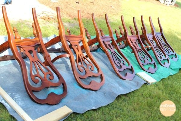 How to paint dining chairs