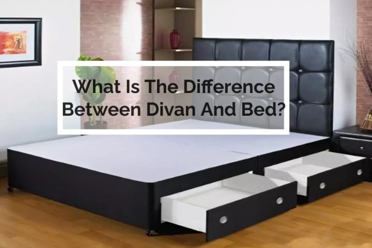 What is the difference between divan and bed?